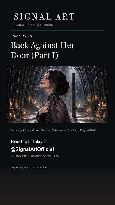 Back Against Her Door (Part I)