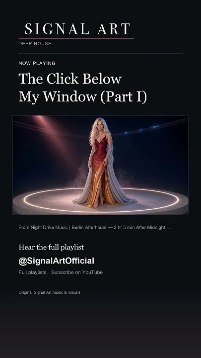 The Click Below My Window (Part I)